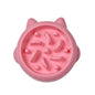 Pet Dog Cat Slow Feeder Bowls anti Choking Slow Feeder Dish Bowl Home Dog Eating Plate anti Gulping Bowl Supplies