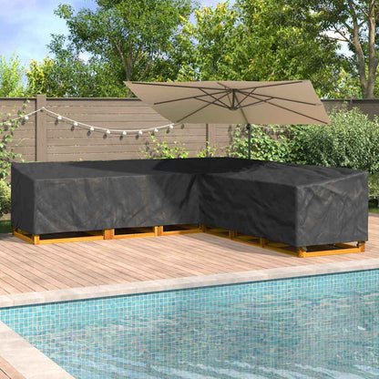 Wasserdichte L-Form Gartenmöbel-Abdeckung 220 cm - Robust & Stilvoll aus 210D Oxford-Gewebe