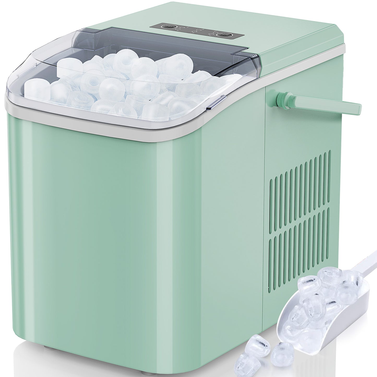 Kompakte Eiswürfelmaschine für Zuhause & Büro – Frische Eiswürfel in Minutenschnelle