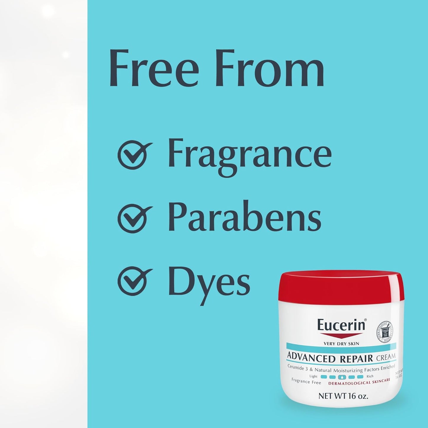 Eucerin Advanced Repair Creme 16 Ounce (Packaging May Vary)