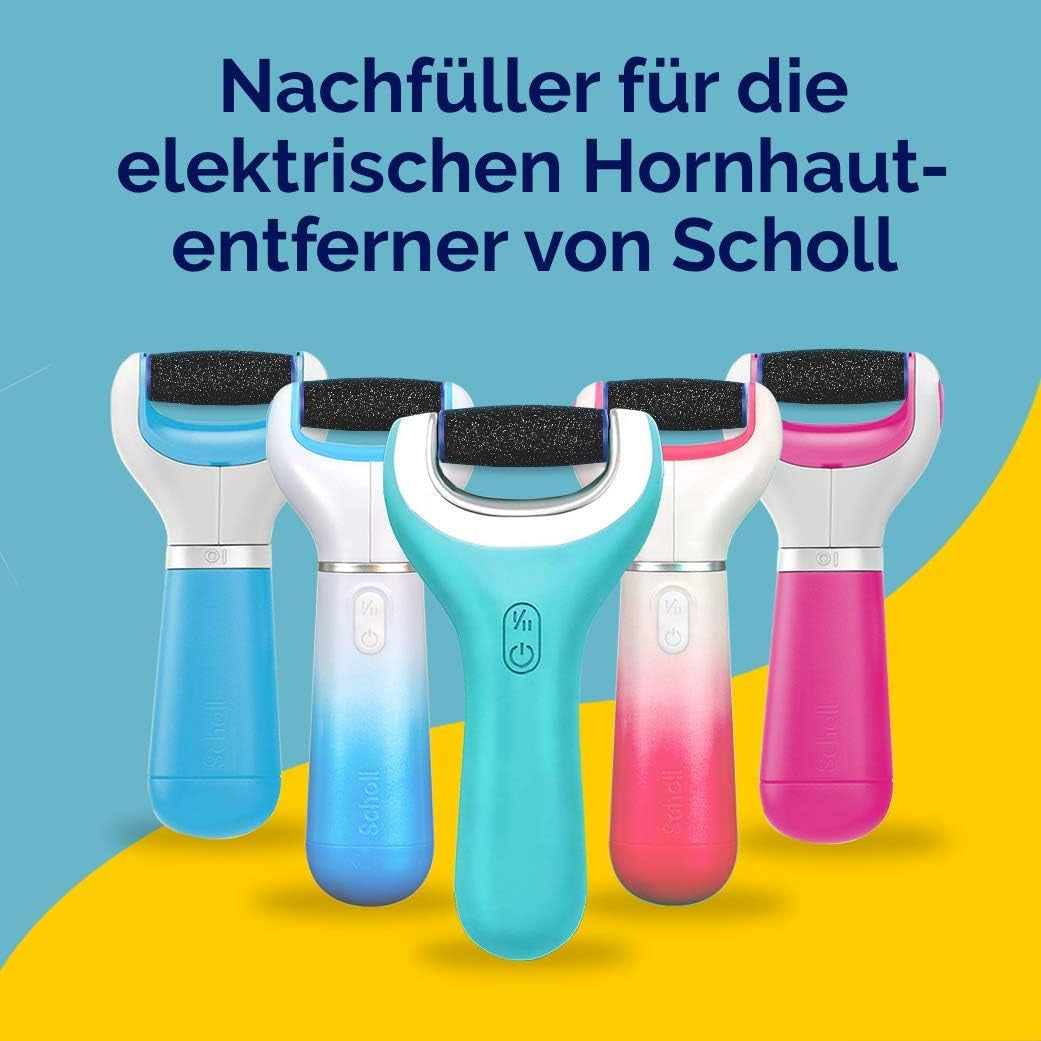 Scholl Expert Care Wet & Dry Ersatzrollen Ultra Stark – Nachfüller Für Die Elektrischen Hornhautentferner Von Scholl – Mit Diamantpartikeln – 2 Rollen