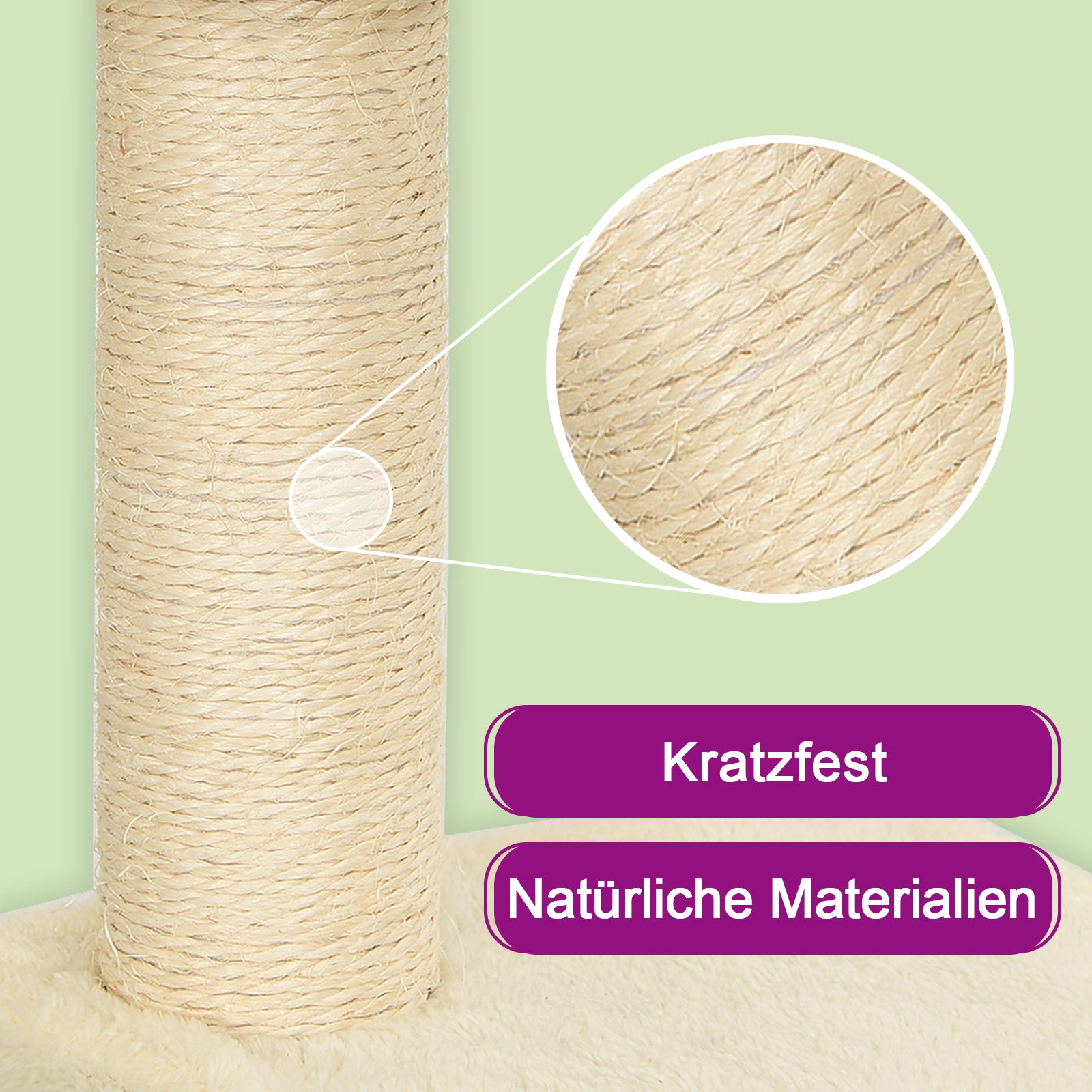 Kratzbaum Mit Sisal-Kratzsäu