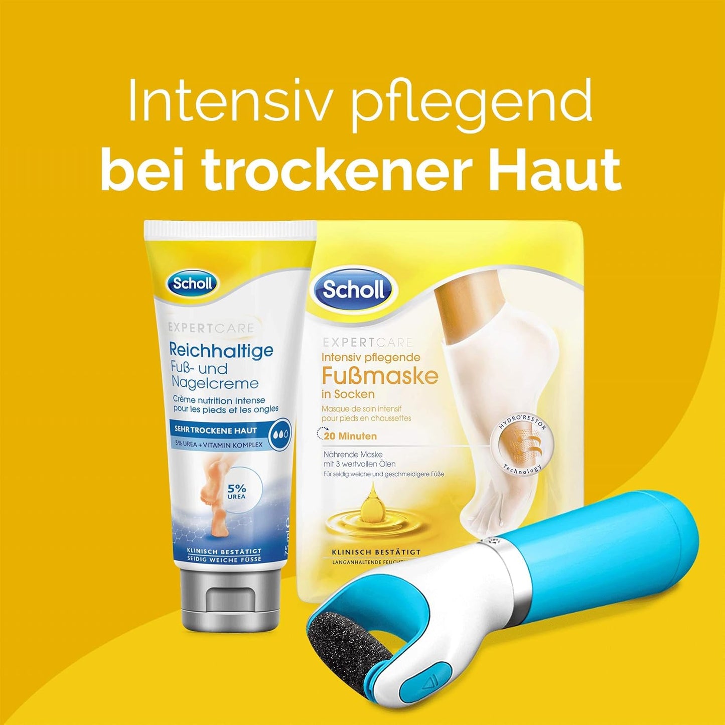 Scholl Expert Care Wet & Dry Ersatzrollen Ultra Stark – Nachfüller Für Die Elektrischen Hornhautentferner Von Scholl – Mit Diamantpartikeln – 2 Rollen