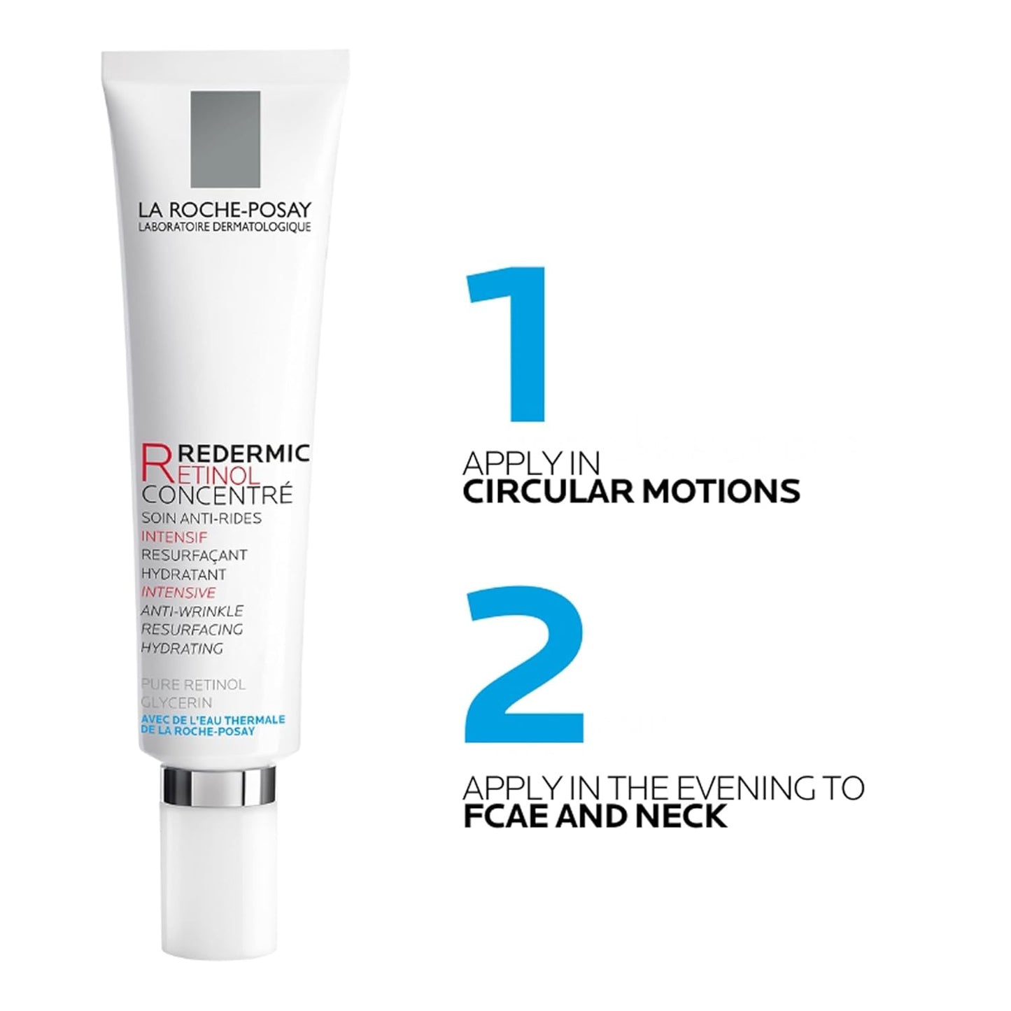 La Roche Posay Hydratisierende Anti-Aging Gesichtscreme, Mit Retinol, Für Reife, Empfindliche Haut, Mildert Altersflecken Und Fältchen, Mit Thermalwasser, Redermic Retinol, 30 Ml