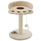Katzen-Kratzbaum Sisal 40 Cm Beige Und Braun
