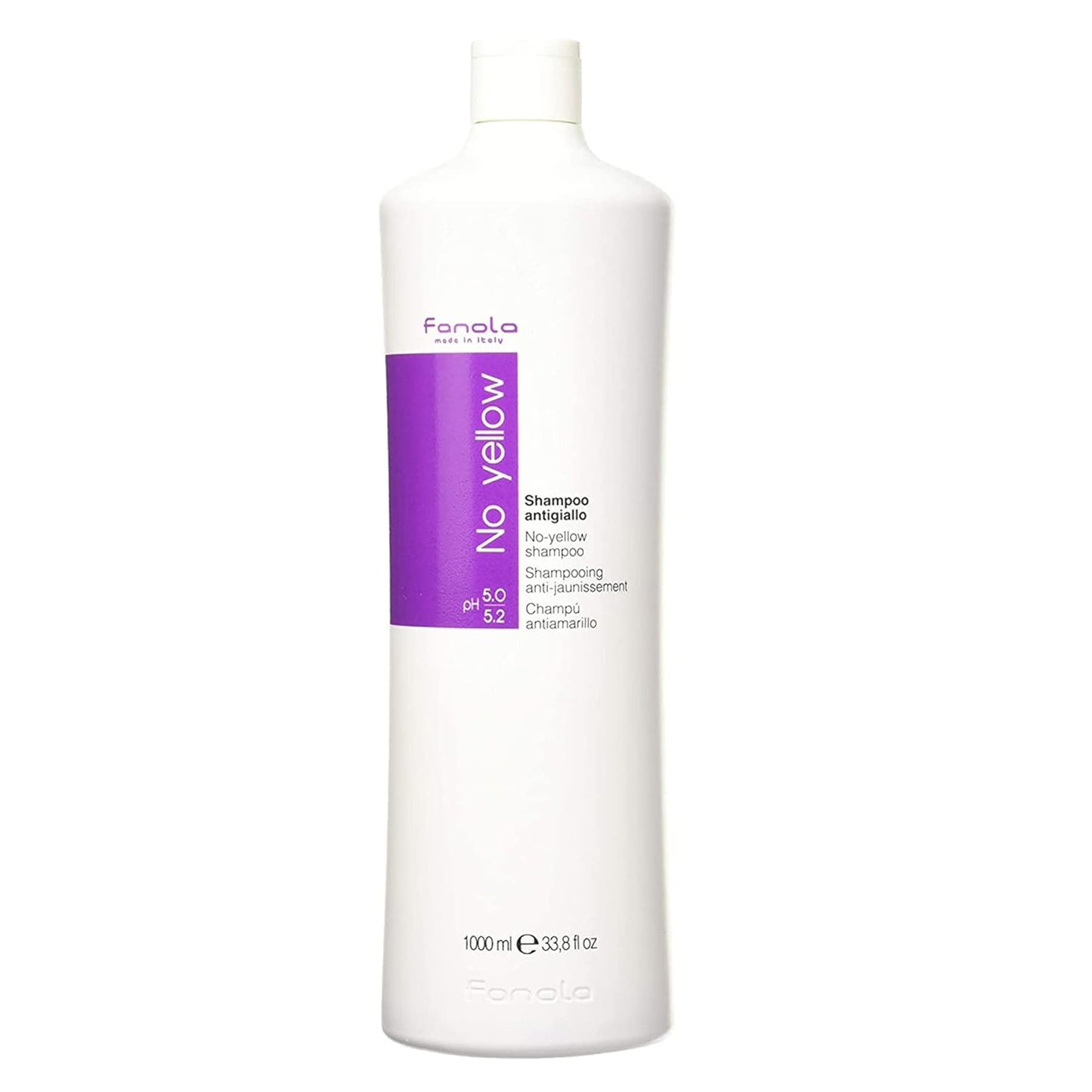 Fanola No Yellow Silber-Glanz-Shampoo Anti-Gelbstich, 1L (1Er Pack)