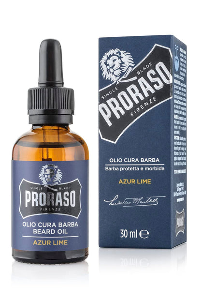 Proraso Beard Oil Azur Lime, 30 Ml