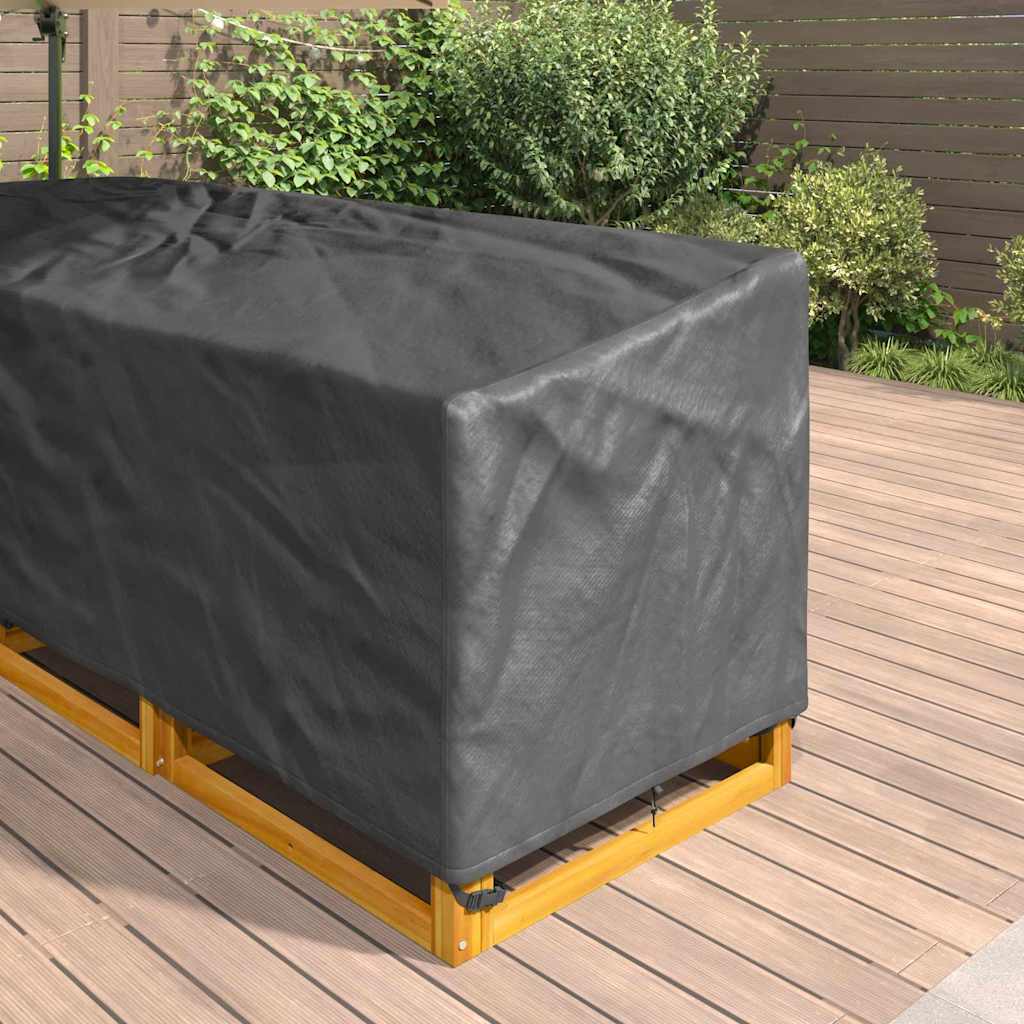 Wasserdichte L-Form Gartenmöbel-Abdeckung 220 cm - Robust & Stilvoll aus 210D Oxford-Gewebe