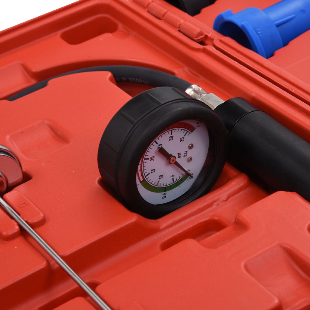 Kühlsystem Druckprüfer Set – 18-teiliger Tester für Kühler & Radiator-Deckel