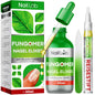 Fungomer Nagel-Elixier - Repariert Beschädigte Und Verfärbte Nägel - 50Ml - Enthält Teebaumöl, Geeignet Für Finger- Und Zehennägel Extra Stark - Kostenloser 3Ml Nagelstift + Nagelfeile
