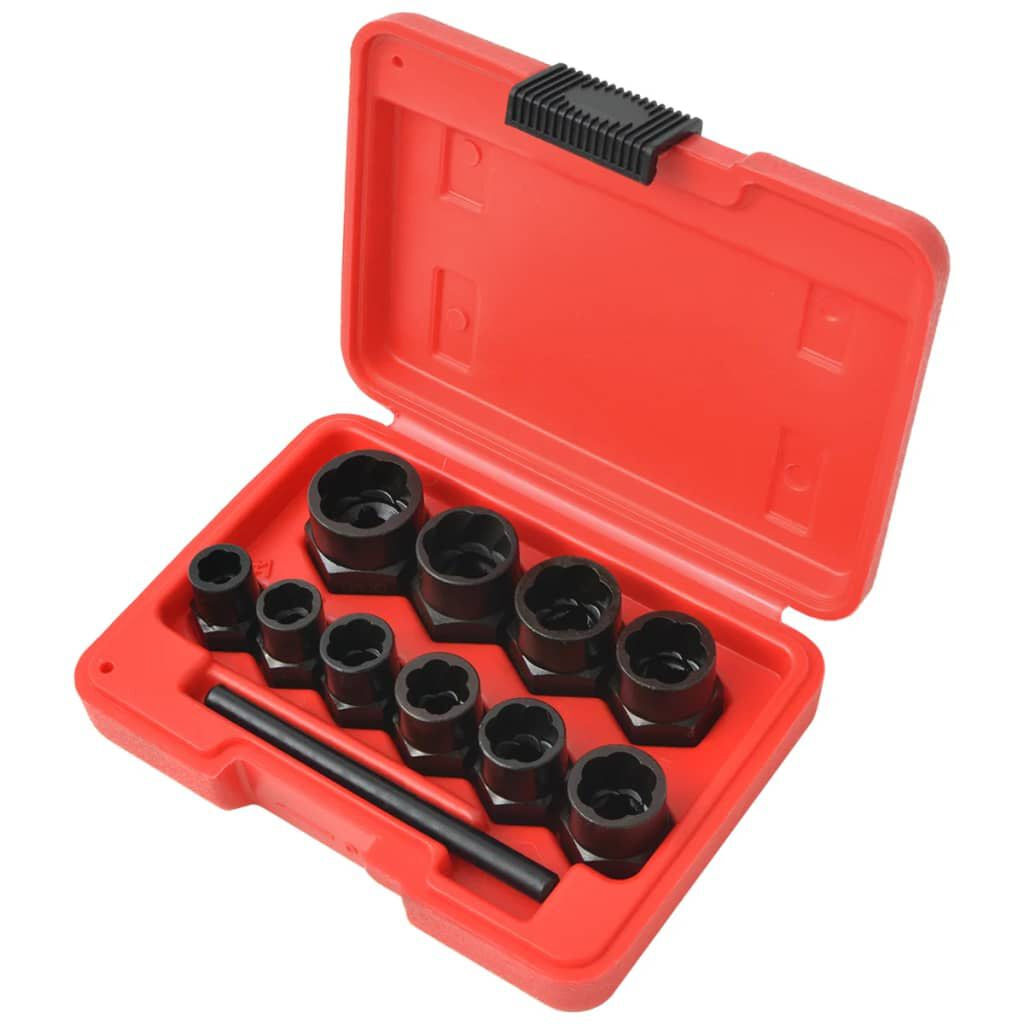 11Tlg. Schraubenausdreher-Set Für Beschädigte Schrauben/Muttern
