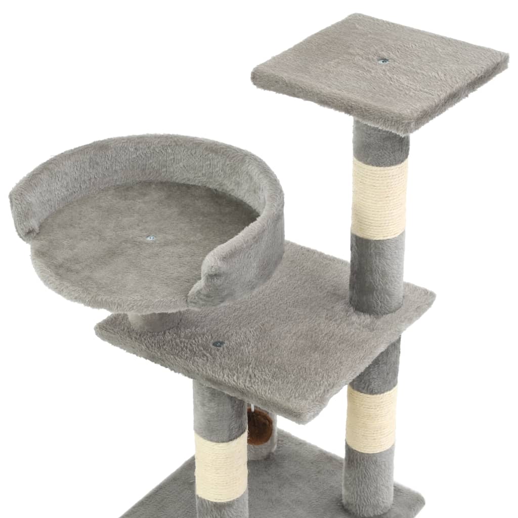Kratzbaum für Katzen 65 cm – Sisal Kratzsäule mit stabilem Stand