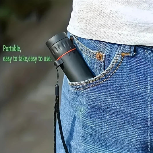 HD Monokular-Teleskop 2000×25 – Kompaktes Outdoor-Fernrohr mit Smartphone-Halter