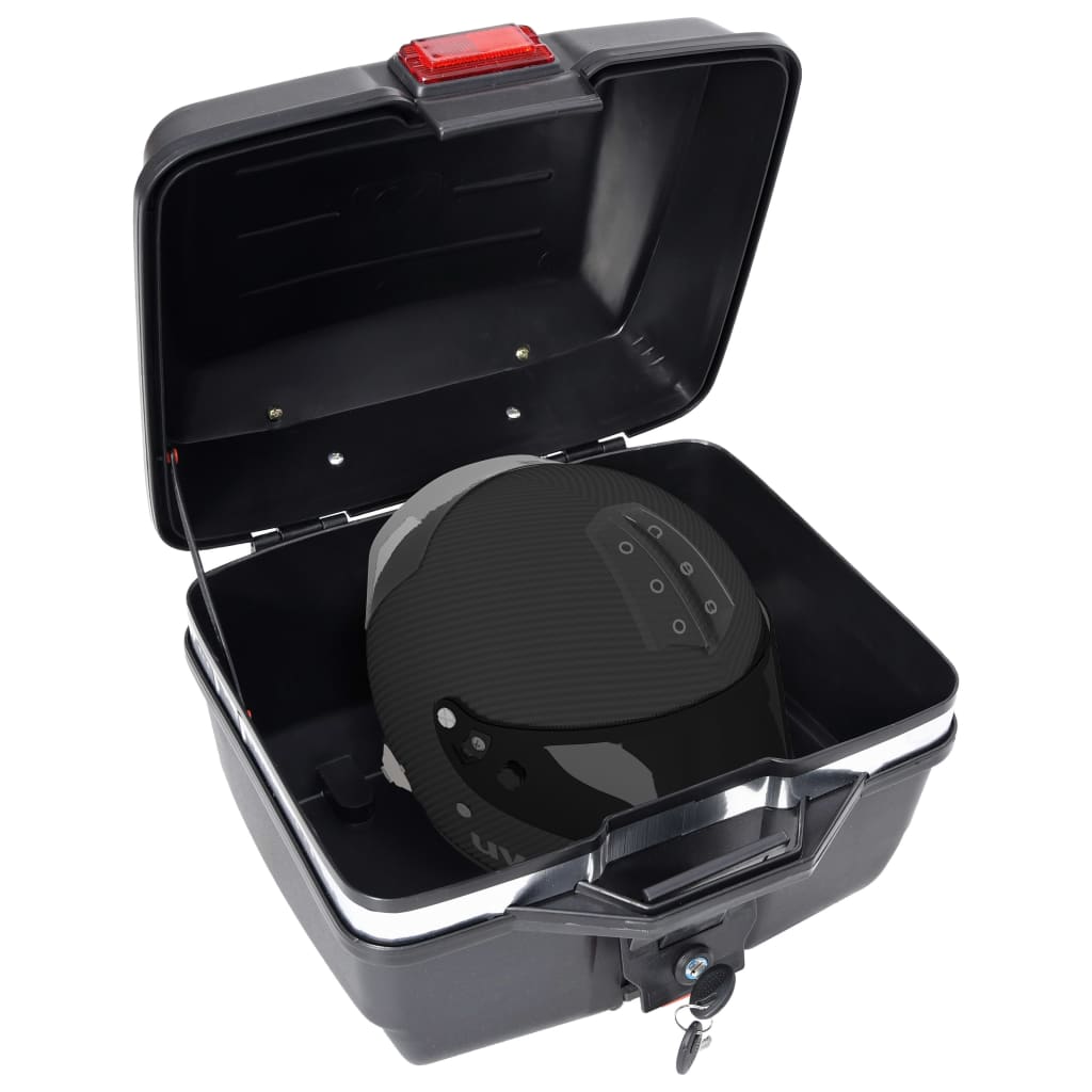 Motorrad Topcase 24L – Koffer für 1 Helm mit Schloss & Halterung