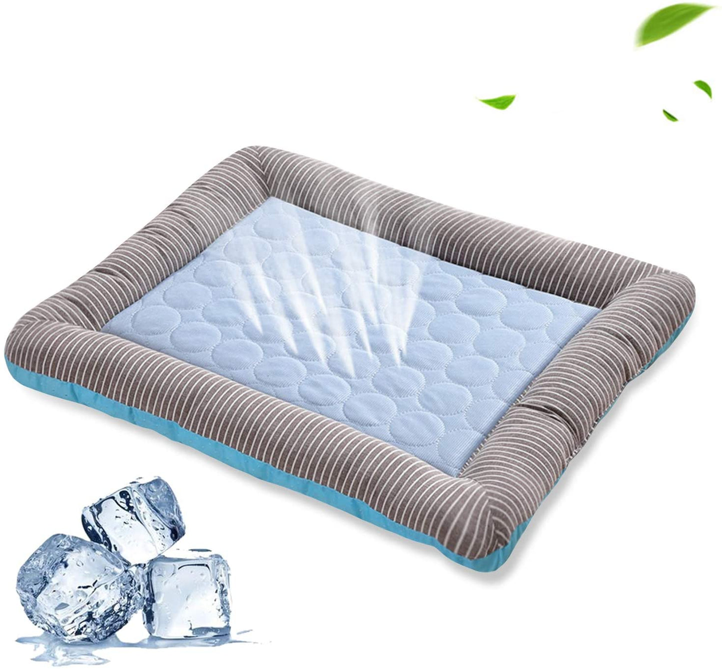 Kühlmatte für Hunde & Katzen – Sommer Kühlpad aus Ice Silk (atmungsaktiv & weich)