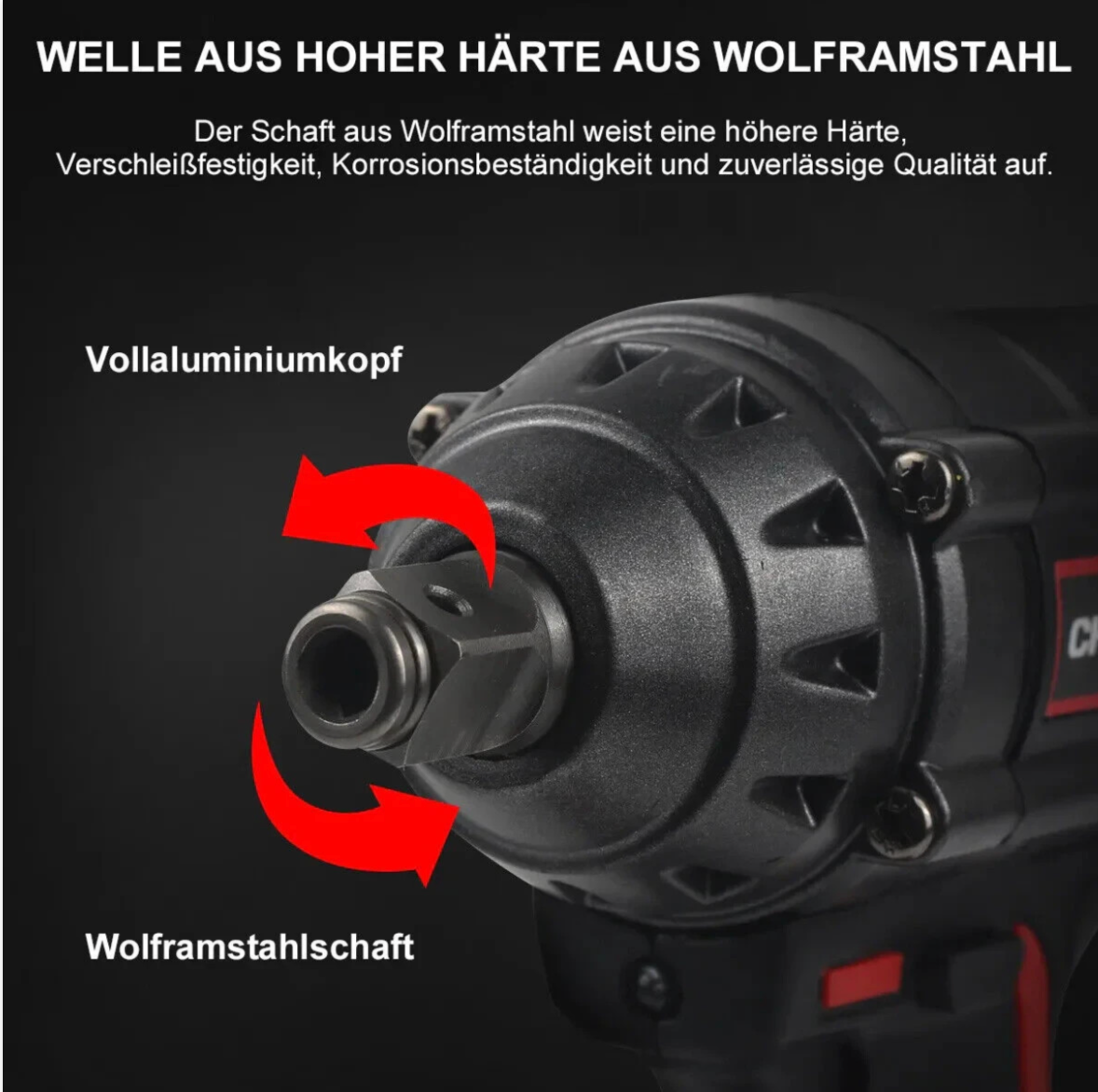 Extrem leistungsstarker Akku-Schlagschrauber – 1000 Nm Power