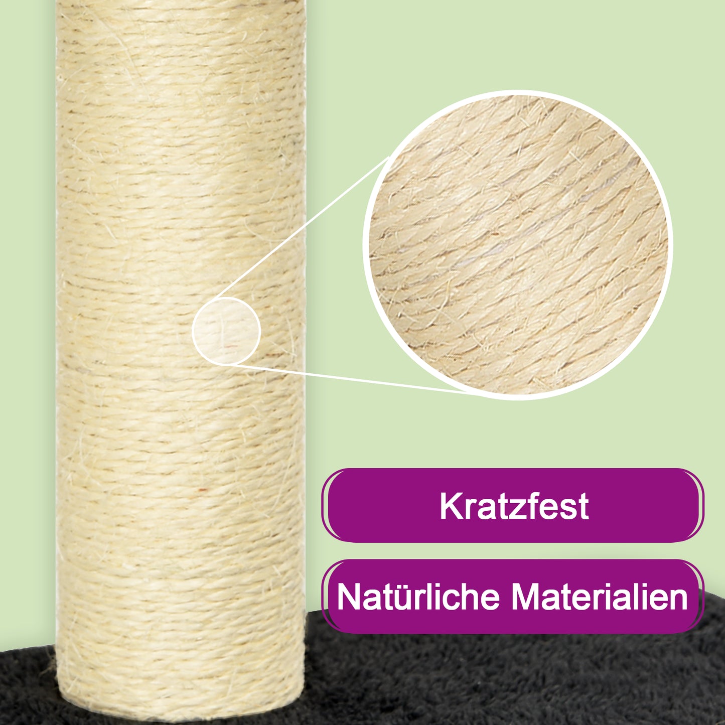 Kratzbaum Mit Sisal-Kratzsäu