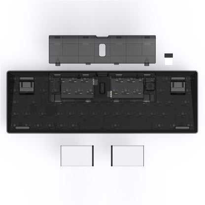 MAG68 Hot-Swappable Bluetooth+USB Wired+2.4G Wireless Mechanical Keyboard Kit with 68 Keys
