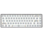 68-Key Hot Swappable Wireless+USB Wired+Bluetooth-compatible Mechanical Keyboard Kit