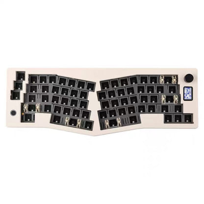 ABM066 2.4G Wireless+USB Wired+Bluetooth-compatible Mechanical Gasket-mount Keyboard Kit