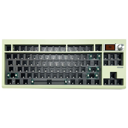GMK87 RGB Hot Swap Wireless+USB Wired+Bluetooth-compatible Mechanical Keyboard Kit with Volume Knob