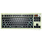 GMK87 RGB Hot Swap Wireless+USB Wired+Bluetooth-compatible Mechanical Keyboard Kit with Volume Knob
