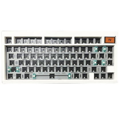 GMK81 RGB Backlight Hot Swappable Wireless+USB-C Wired+Bluetooth-compatible Mechanical Keyboard Kit
