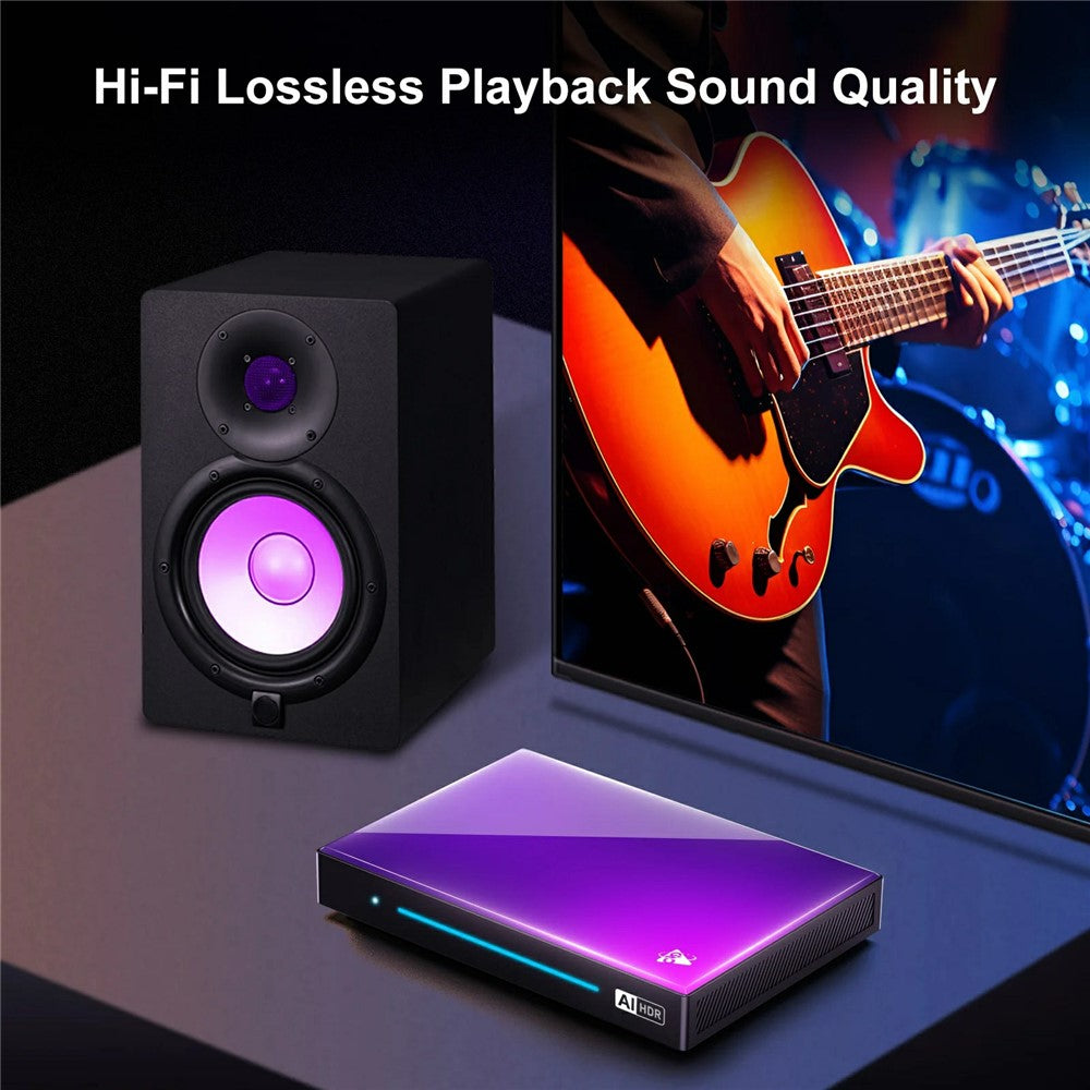 H96 Max M9 Set Top Box Android 14.0 8GB RAM 128GB ROM WiFi6 1000M LAN BT5.4 TV Box