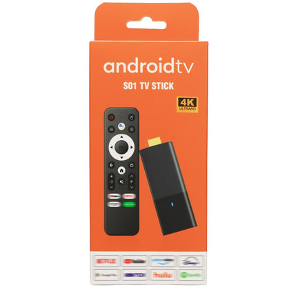 S01 2+16GB Remote Control 10bit HD TV Stick Android 2.4G / 5G Dual-Band WiFi Bluetooth-compatible Media Player