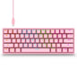 Y-FRUITFUL K33 61 Keys Type C Hot Swappable Mechanical Gaming Keyboard with RGB Light