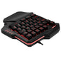 YOOGOO G92 One Handed Mechanical Keyboard USB Wired 35 Keys Ergonomic Gaming Keyboard