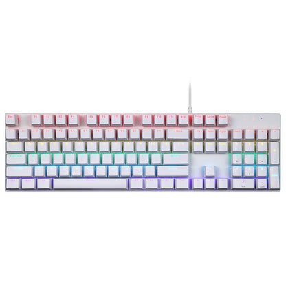 Y-FRUITFUL K135 104-Key RGB Mechanical Keyboard Gaming Office Waterproof Keyboard Blue Switches