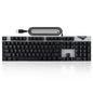 Y-FRUITFUL K137 Wired Mechanical Keyboard 104 Keys RGB Backlit Blue  /  Red Switch Gaming Keyboard