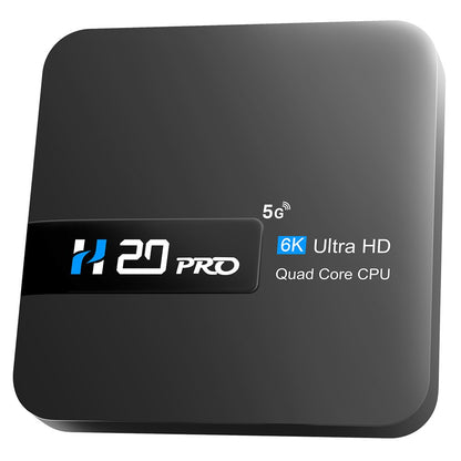 H20 Pro Smart TV Box Android 10.0 6K Ultra HD Media Player with Remote Control
