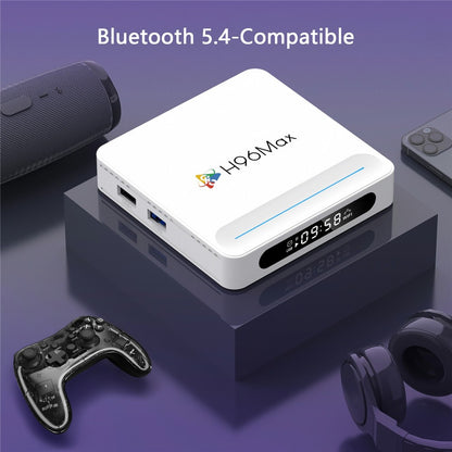 H96 Max H618 Plus 2+16GB Android TV Box WiFi 6 Bluetooth-Compatible 8K Ultra HD Smart TV Box