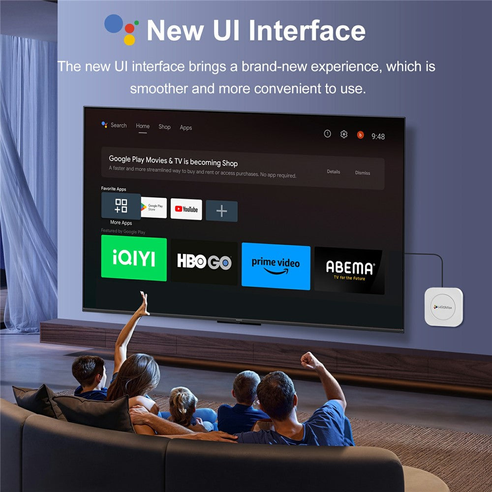 H96 MAX M1 Plus 8K Intelligent Android TV Box 4+32GB WiFi6 BT5.4 Voice Assistant Media Player