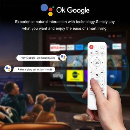 H96 MAX M1 Plus 8K Intelligent Android TV Box 4+128GB WiFi6 BT5.4 Voice Assistant Media Player