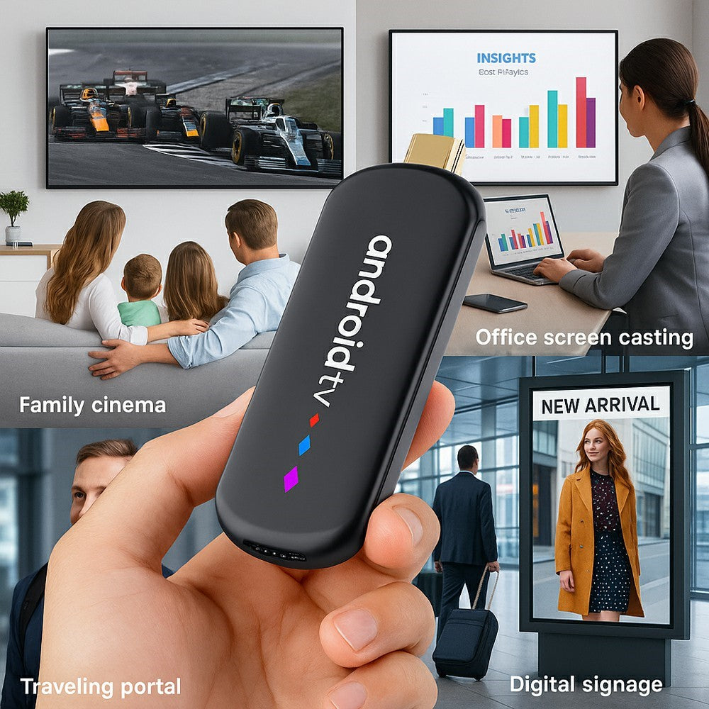 H96 MAX S905L3 2+16GB TV Stick 4K Android TV Box HDR Streaming WiFi Bluetooth