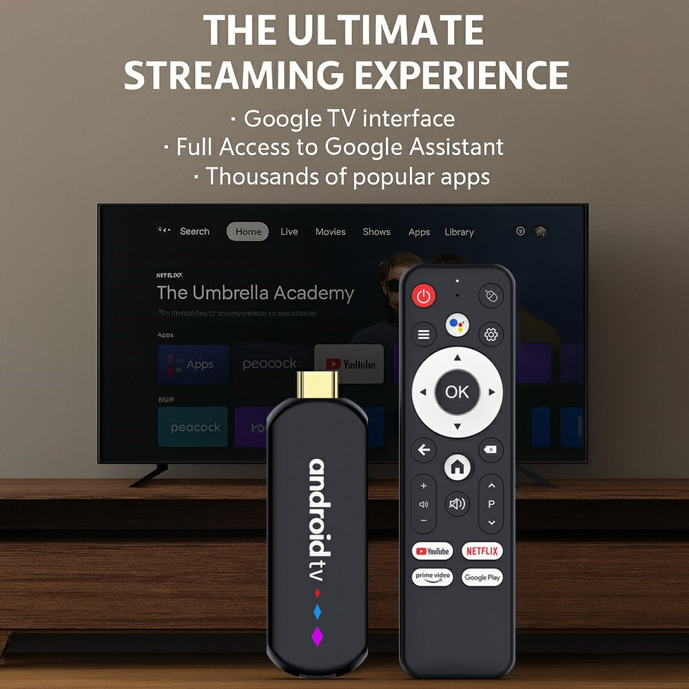 H96 MAX S905L3 2+16GB TV Stick 4K Android TV Box HDR Streaming WiFi Bluetooth
