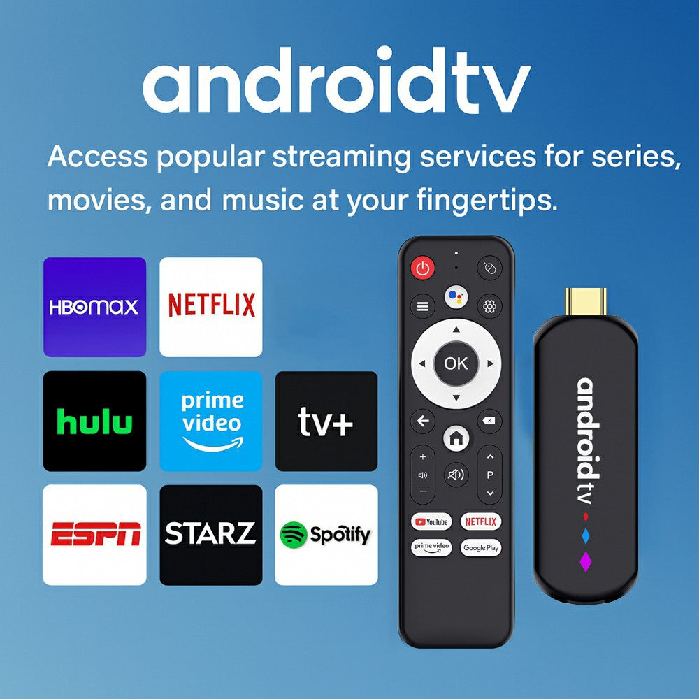 H96 MAX S905L3 2+16GB TV Stick 4K Android TV Box HDR Streaming WiFi Bluetooth