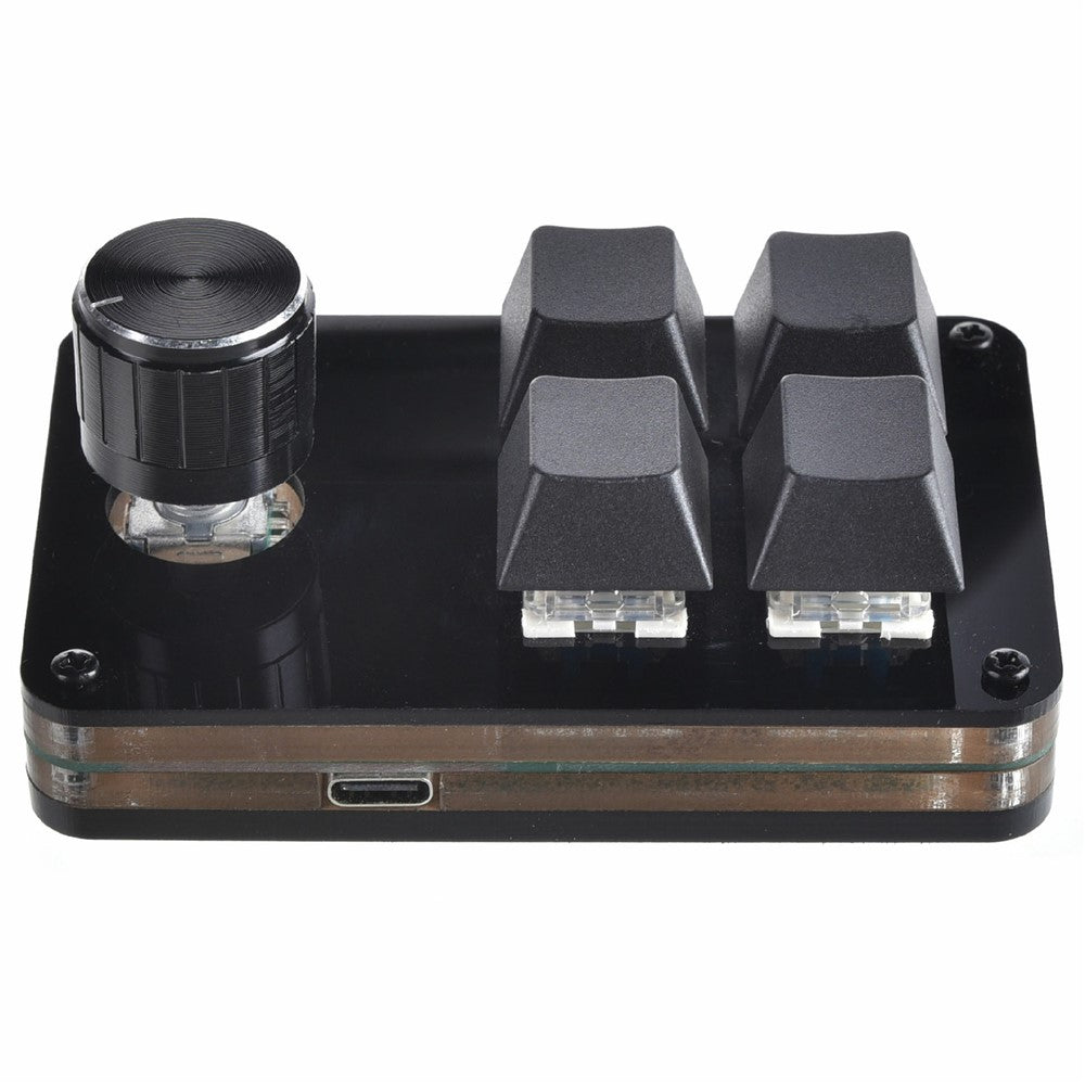 Custom Mini Keyboard Ergonomic Mini Keyboard with 4 Keys and 1 Knob