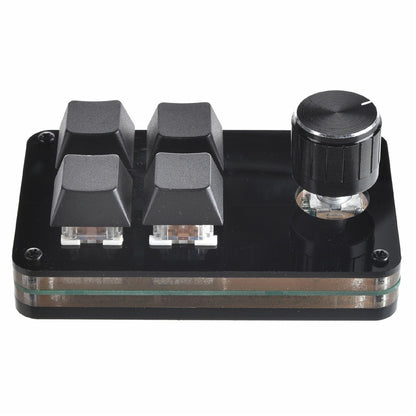 Custom Mini Keyboard Ergonomic Mini Keyboard with 4 Keys and 1 Knob