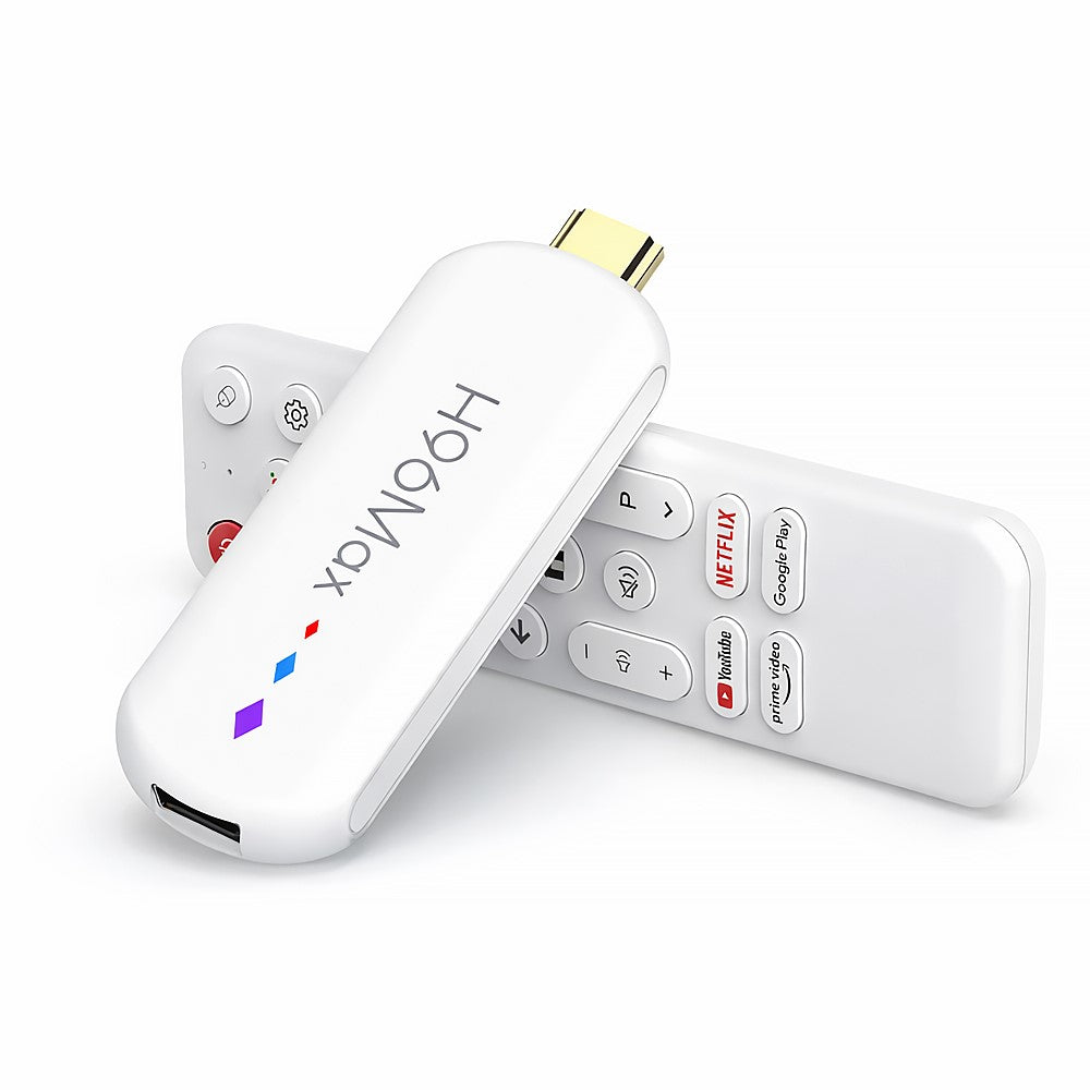H96 MAX M20 L3 Android 14 TV Stick 4K HDR Streaming Media Player with Google Voice Assistant 2GB + 16GB