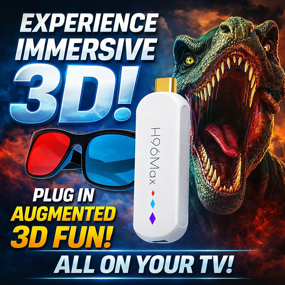 H96 MAX M20 L3 Android 14 TV Stick 4K HDR Streaming Media Player with Google Voice Assistant 2GB + 16GB