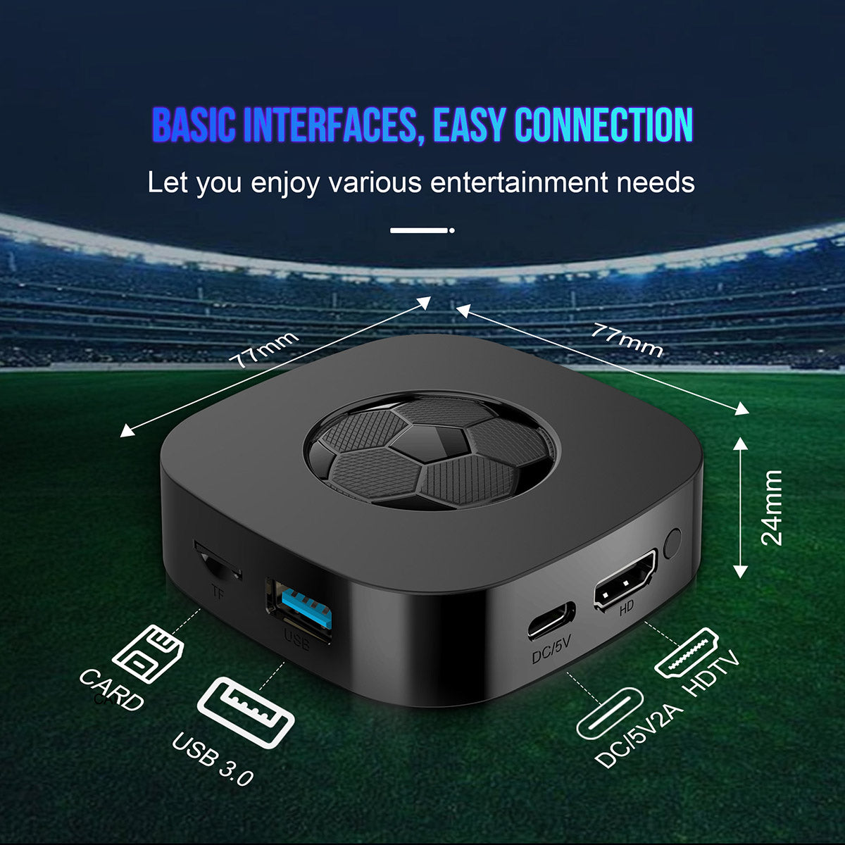 T1 Ultra Android 14 TV Box 8K Ultra HD Streaming Device Dual Band WiFi 6 RK3518 Quad Core Set Top Box, 2+8GB