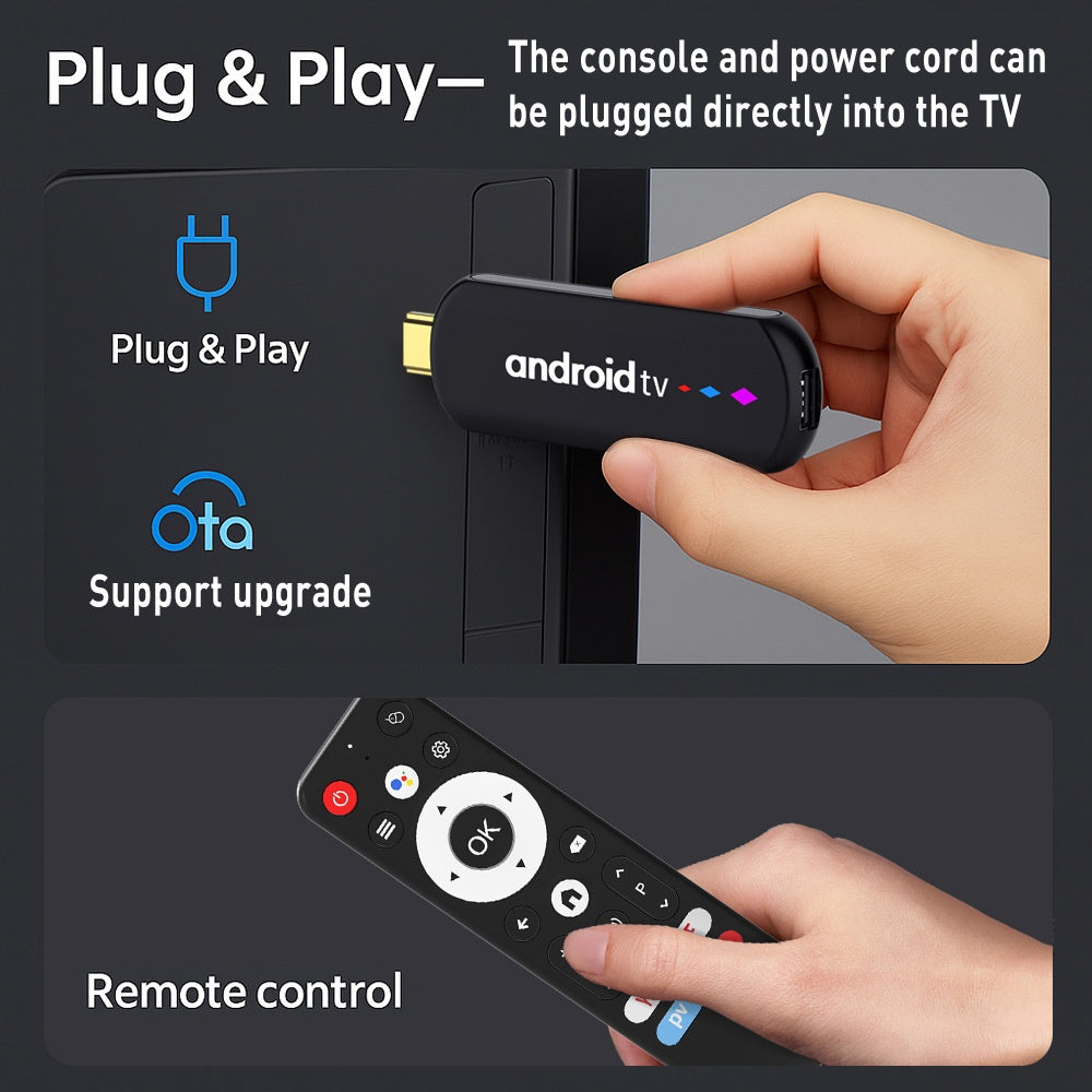 H96Max S905L3 Android 14 TV Box WiFi/Bluetooth-compatible Quad Core 4K Ultra HD Streaming Device, 2+16GB