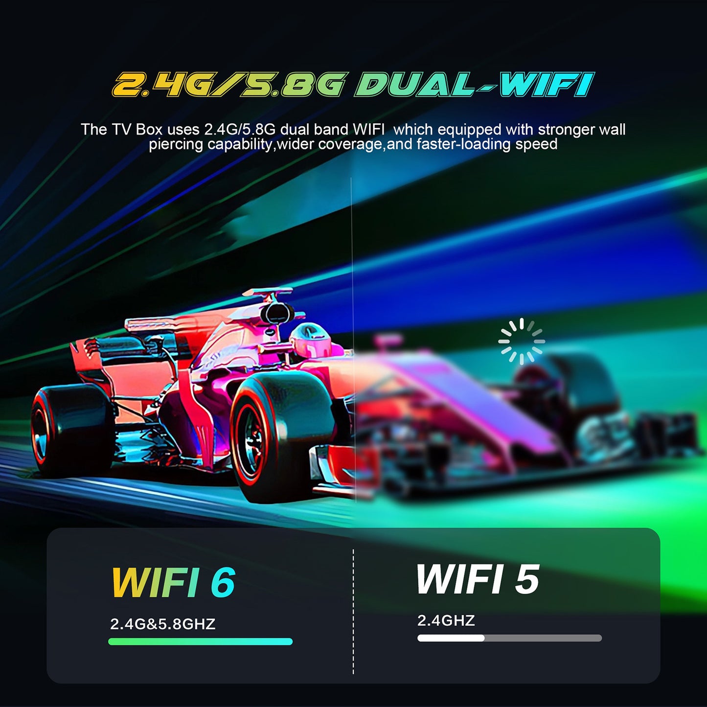 Q1MINI Android 14 TV Box RK3518 Quad Core 8K/60Hz HDR10+ WiFi 6 Bluetooth-compatible 5.4 Streaming Media Player