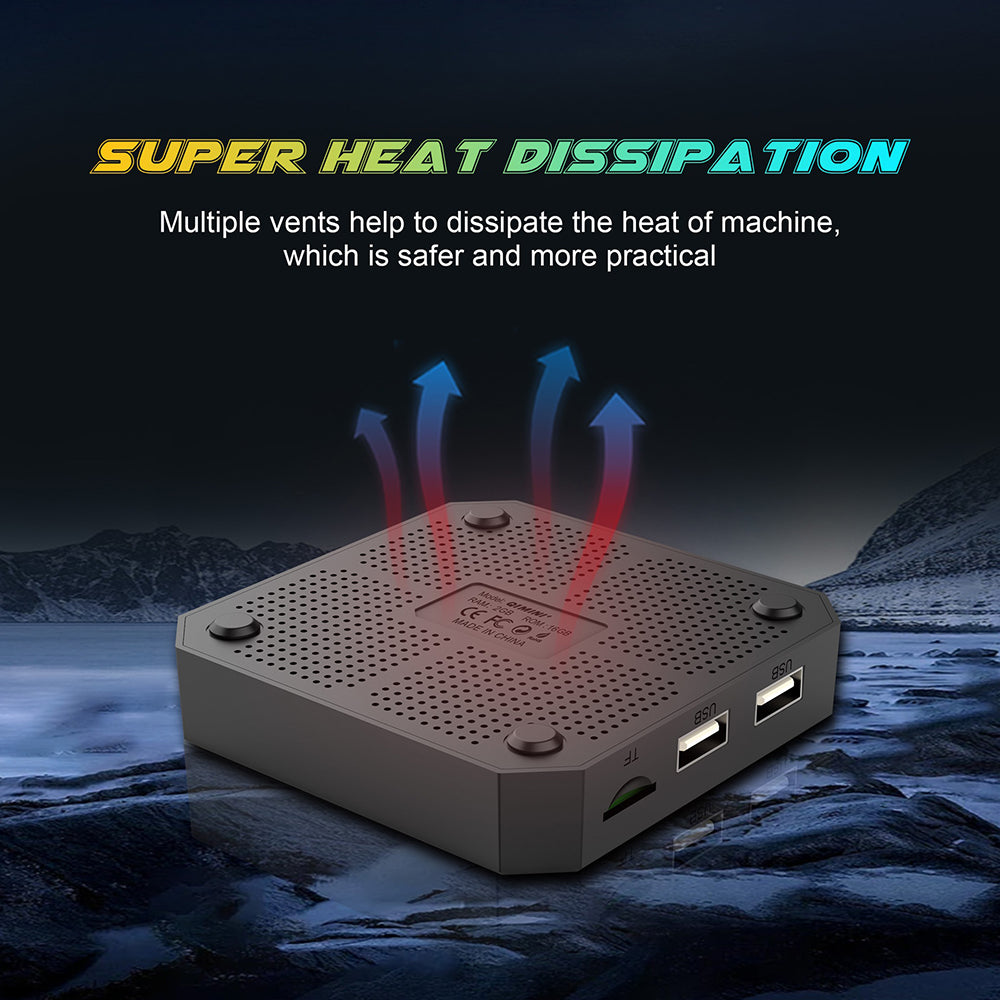 Q1MINI Android 14 TV Box RK3518 Quad Core 8K/60Hz HDR10+ WiFi 6 Bluetooth-compatible 5.4 Streaming Media Player