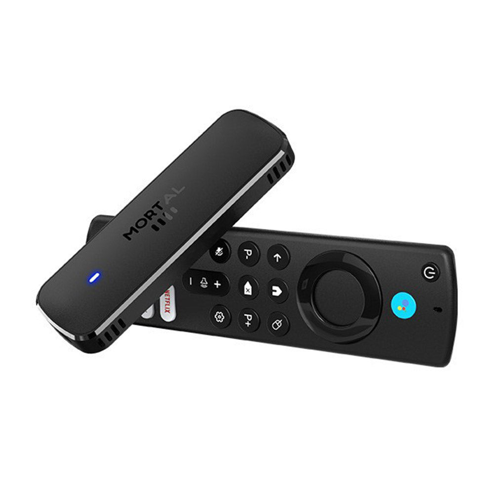 Q8 2+8GB Android 14.0 Smart TV Stick Allwinner H313 Quad Core 4K Ultra HD WiFi 6 Bluetooth-compatible Media Player with Voice Remote