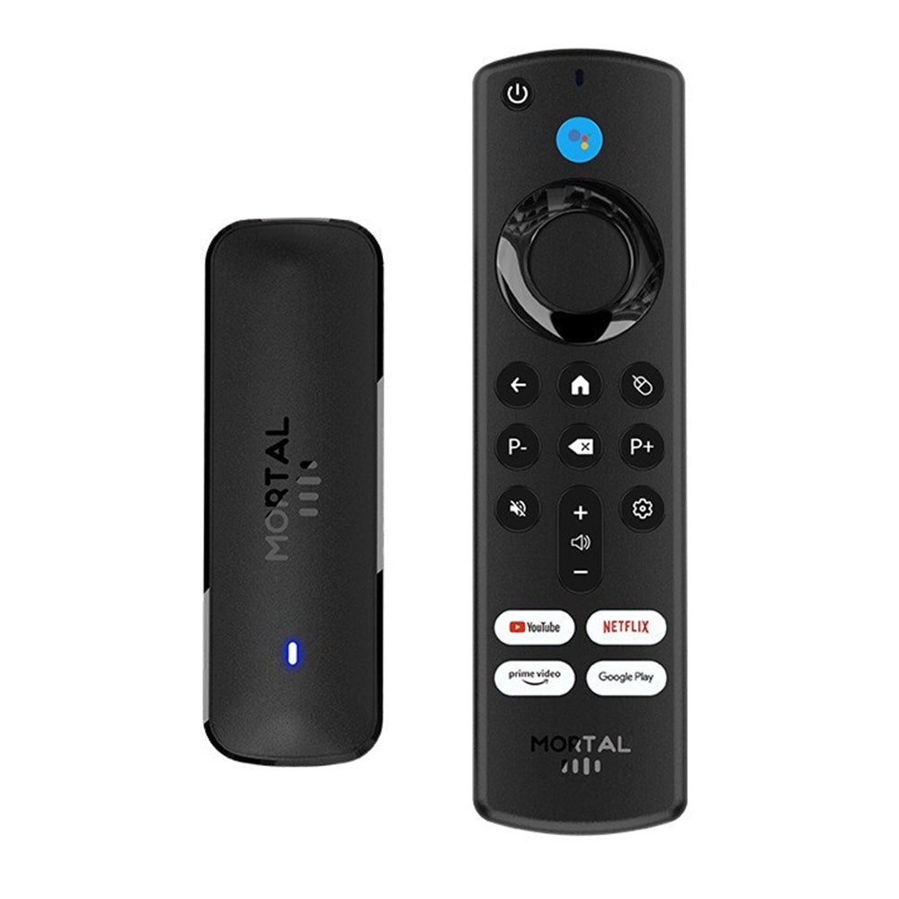 Q8 2+16GB Android 14.0 Smart TV Stick Allwinner H313 Quad Core 4K Ultra HD WiFi 6 Bluetooth-compatible Media Player with Voice Remote